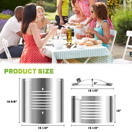 PB1230 Flame Broiler Kit for Pit Boss 1230 Series Combo Pellet Grill,Sliding Cover Bottom Kit for Pit Boss Replacement Parts PB1230SP,PB1230CC,PB1230G,PB1100PSC2,PB550G Pellet Smoker Accessories