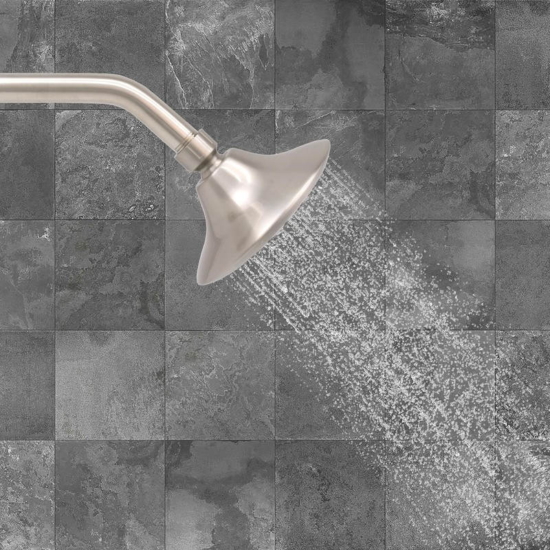 Westbrass CO561-07 5" Round Thin 5-Function Adjustable Spray Shower Head