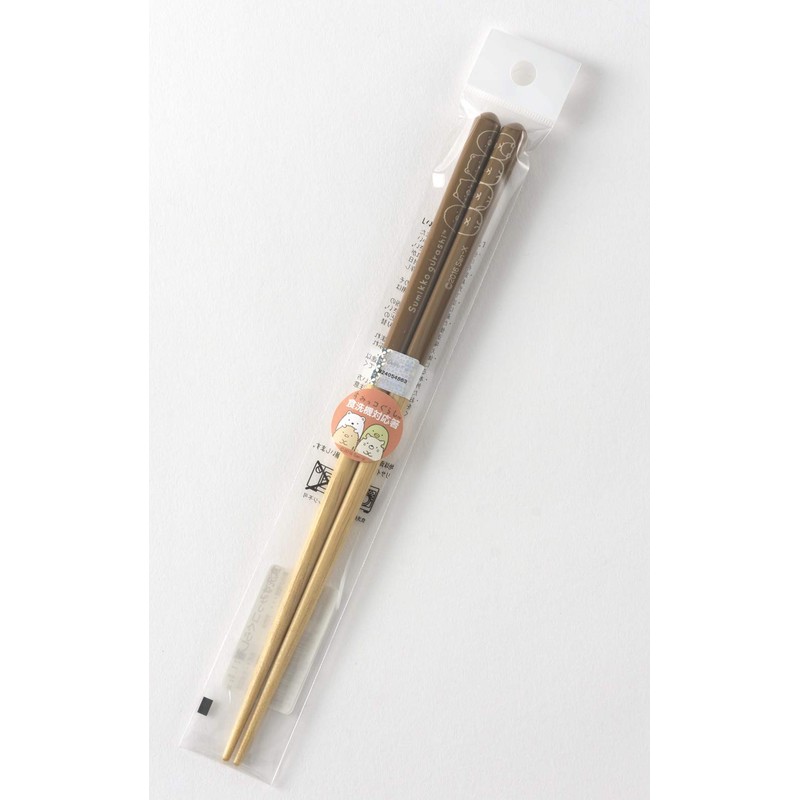 Asahi Koyo Sumikko Gurashi Chopsticks with Non-Slip Treatment, Brown, Length