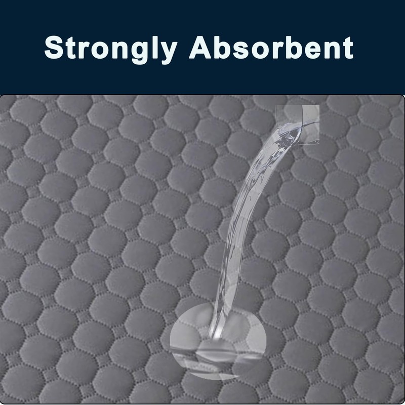 Waterproof Bed Sheet, 2PCS Reusable Incontinence Bed Pads Washable Bed