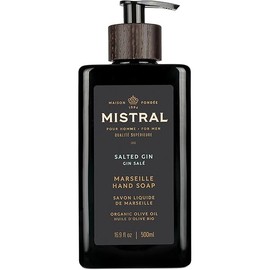 Mistral Men's Natural Hand Soap, Salted Gin