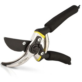 Astorn 8" Premium Bypass Pruning Shears for Gardening - Heavy Duty, Ultra Sharp Garden Shears w/Ergonomic Soft Grip Handle - Made with High-Grade Carbon Steel - Ideal for Cutting, Gardening & Trimming