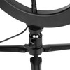 LED Ring Light 10 Levels Dimming Desktop Fill Lamp with
