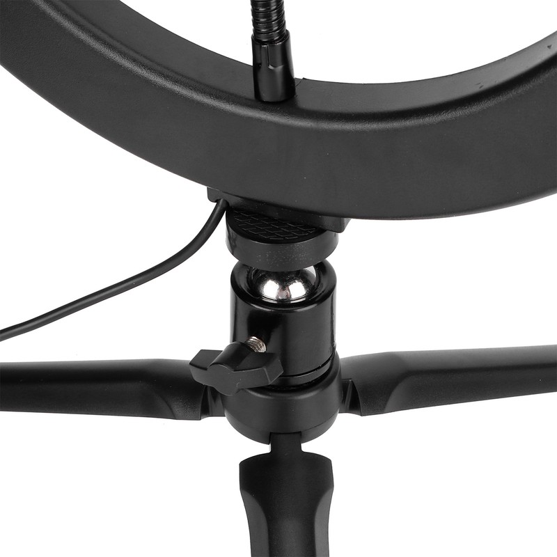 LED Ring Light 10 Levels Dimming Desktop Fill Lamp with