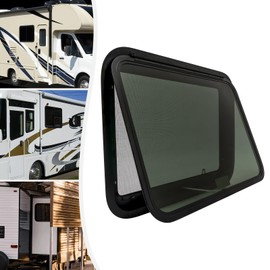 LIAPDG RV Push-Out Window, RV Emergency Exit Window Camper Windows Replacement Trailer Window Within 90° Window Opening Degree for Walls with a Thickness of 38-42 Mm/1.5-1.65in