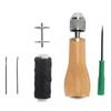 Stitching Awl Kit Non-Slip Handle DIY Leather Fabric Hand Craft