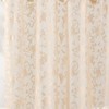 HLC.ME Harper Lace Shower Curtain for Bathroom with Floral Vine