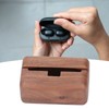 Case for WF 1000XM5 Walnut Wood Handcrafted Fall and Bump