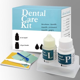 Generic Zinc oxide eugenol cement, temporary fixed crown and bridge, tooth replacement set,, ordinary, Blue