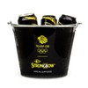 Strongbow Black Metal Ice Bucket Party Drinks Holder Chiller Cooler