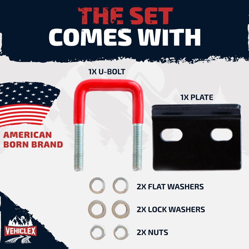 Vehiclex 2 Hitch Stabilizers for 1.25" to 2" Hitches –