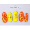 Tsumekira Sunflower 2 Nail Sticker