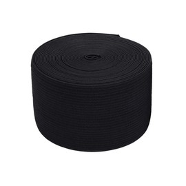 EXFEA Elastic Band, 5 Metres, 50 mm Wide, Black