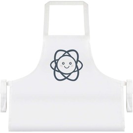 Azeeda 'Baby Atom Logo' Unisex Cooking Apron (AP00076716)