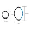 VOANZO 2pcs Bicycle Lock Cable, 4-Digit Number Resettable Combination Bike