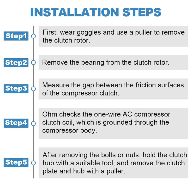 ECCPP AC Clutch 2011-2019 Fit for Freightliner Cascadia 14.8L AC