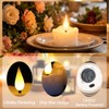 12 Pack Flameless Tea Light Candles with 6 hours Timer,