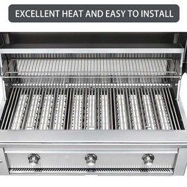 80707 Briquette Tray Grill Replacement Parts for Lynn Sedona 24'' 36'' 42'' Built In Grills L400 L600 L600ADA L700 Stainless Steel Heat Plate with Ceramic Briquettes Assembly Grill Accessories