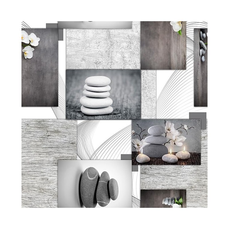 Martina Home Zen Stones Single Oilcloth Tablecloth 100 x 140