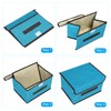 PATIKIL Fabric Collapsible Storage Bin 10.2 x 7.5 x 6.3
