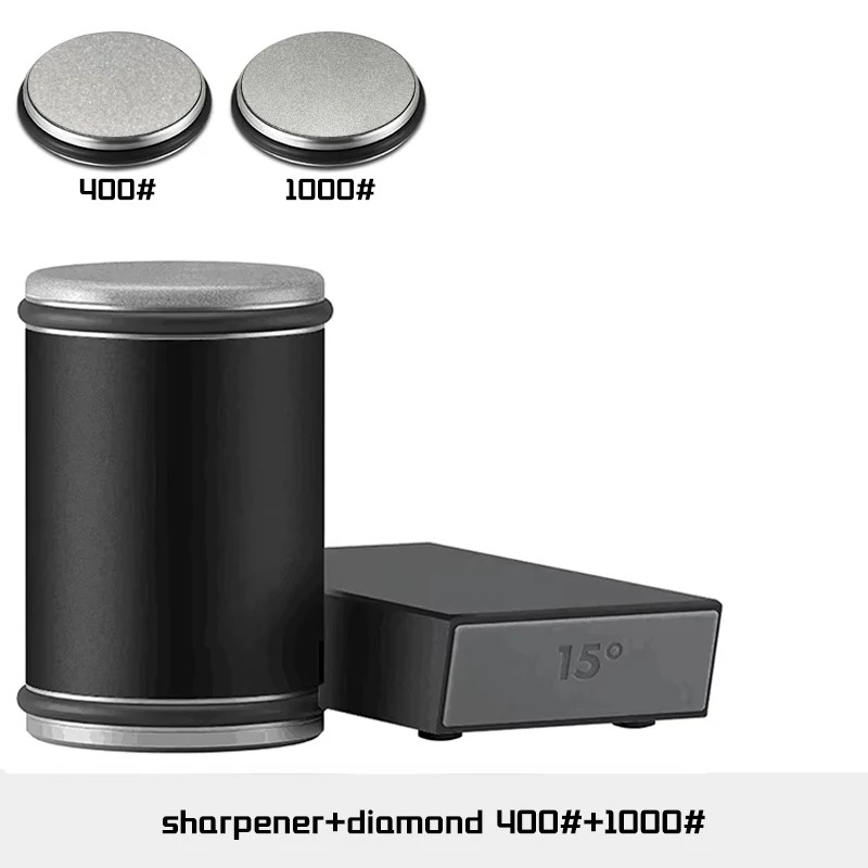 Rolling Knife Sharpener Kit for Kitchen Knives – Double-Sided Edge