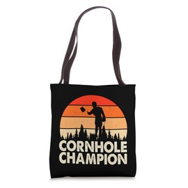 Cornhole Champion Player Team Baggo Bean Bag Toss Game Lover Tote Bag