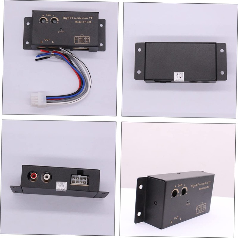 Gatuida 1set Car Audio Converter High to Low Frequency Adapter