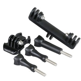 Vcufflinks Dual Twin Mount Adapter for GoPro Hero 9/8/7/(2018)/6/5 Black,Session 5/4,Hero 3+,DJI Osmo Action,AKASO/Campark/YI Action Camera