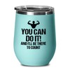 Luxe Gifting Personal Trainer Teal Edition Wine Tumbler 12oz -
