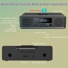 WISCENT Home Stereo System CD Player,Clear 20W RMS Sound System