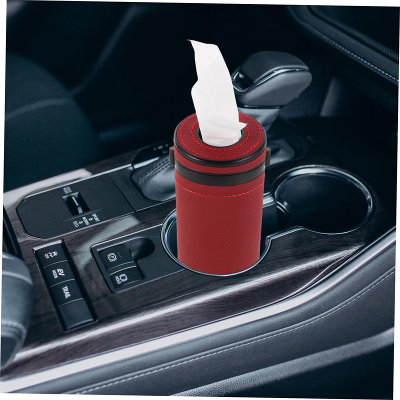 Ciieeo Car Tissue Tube Box: Cylinder Tissue Holder Refillable Round
