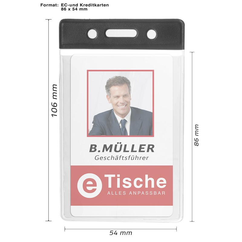 Card Holder Card Case ID Wallet Made from Polyvinyl (86