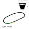 sourcing map A1030 V-Belts 1030mm Inner Girth 13mm Top Width