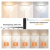 Zlierop Upgraded Corner Light with Remote Control, Dimmable Corner Lights