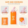 UTOBEST Soft Flask TPU, Collapsible Water Bottle Foldable Bottle for