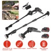 Unbranded 2-in-1 Cordless Pole Saw, Brushless Mini Chainsaw Cordless with