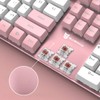 Merdia Mechanical Keyboard Gaming Keyboard | Brown Switch Pink &