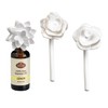 Fabulous Frannie Lemon Aromatherapy Ceramic Flower Diffuser with 30ml 100%