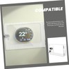 TEHAUX Transparent Wall Mounted Thermostat Lock Box Keyed Protective Cover