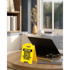 Funny Man Cave Decor Sign Unattended Children Will Be Given An Energy Drink and Taught to Swear Sign for Home Garage Bedroom Decorations