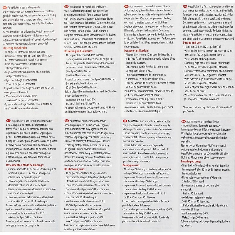 Easy Life aquamaker Water Conditioner for Aquarium, 500 ml (Pack