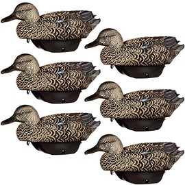 Heyday Ultralight HydroFoam FlexFloat Early Season Teal Duck Decoys 100% HydroFoam 6 Pack Ultra Realistic Duck Hunting Decoys