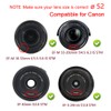 2 Pack 52MM Center Pinch Lens Cap for Nikon D3400