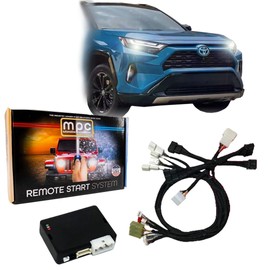 MPC Remote Starter Compatible with 2021-2024 Toyota RAV4 Prime Hybrid/PHEV 2025 Push-to-Start | Plugin T-Harness - Factory Remote Activated - Press 3X to Start - Firmware Preloaded - USA Tech Support