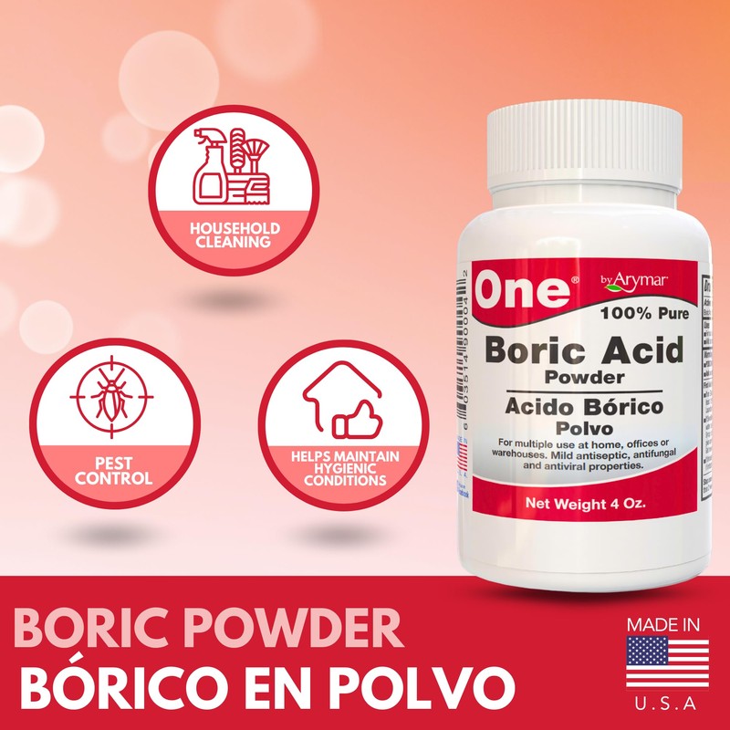 Arymar Boric Powder, Multipurpose Household Cleaner and Freshener, Pure Granular