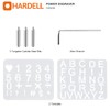 HARDELL 24W Engraving Pen, 5 Speed Engraving Tool with Letter/Number