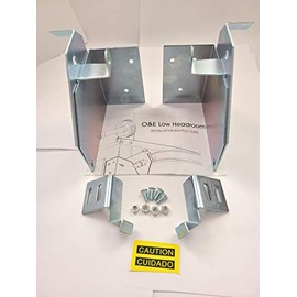 Garage Door O & E Low Headroom Bracket Kit with Instructions