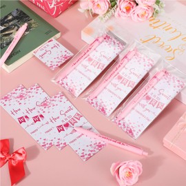 Resurhang Resurhang 20 Set Valentines Appreciation Gifts for Employees Bulk with Greeting Cards Team Gift Ballpoint Pen Thank You Greeting Cards Valentine Party Favors for Coworker Colleague Teacher Nurse