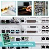 4 Way Buss Board, Rj45 8p8c Jack Breakout Board 0.5a