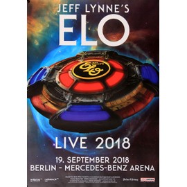 E L O - Jeff Lynne's, Berlin 2018 » Concert Poster | Live Concert Event | DIN A1